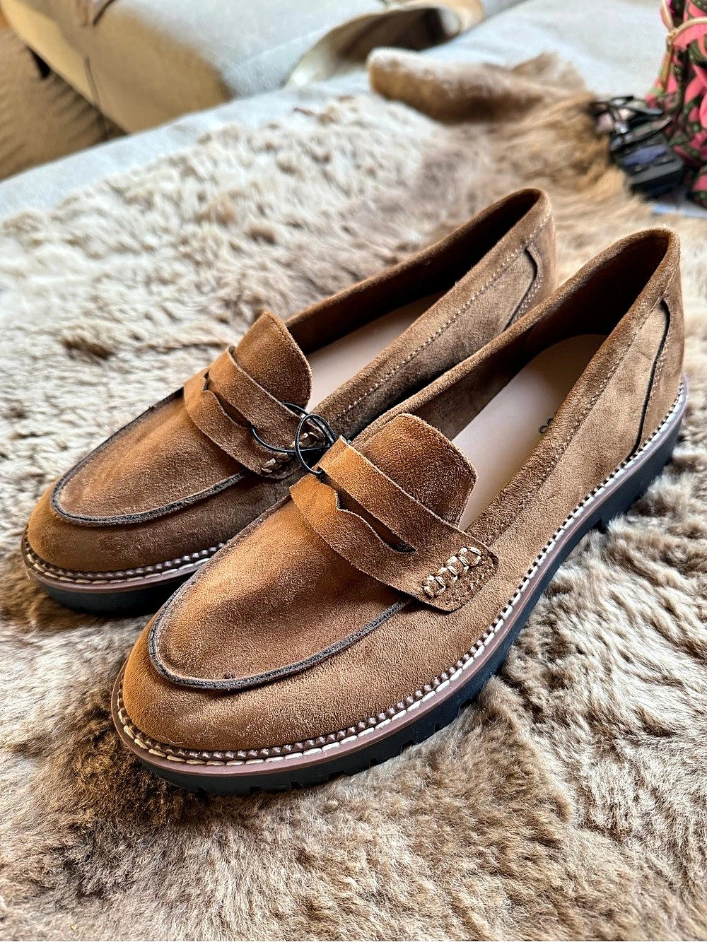 maurices SuperCush Gretchen Mini Lug Loafer Brown Loafers